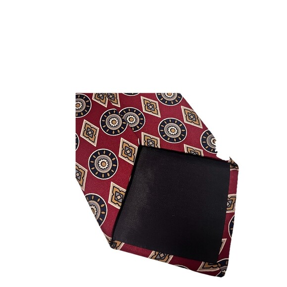 Jos.A. Bank Executive Collection Silk Neck Tie Hand Sewn Hand Printed in Italy - Picture 4 of 6